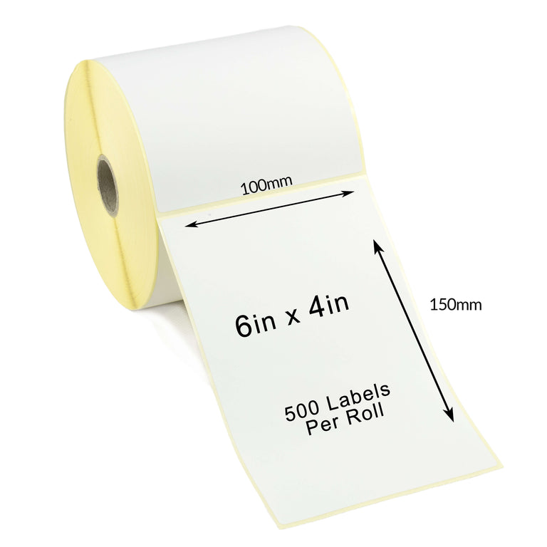 Yodel - 100 x 150mm Direct Thermal Labels - Economy