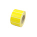 50mm x 25mm Pantone Yellow, Direct Thermal Labels with Permanent adhesive. 1 Roll of 2,000 Labels.
