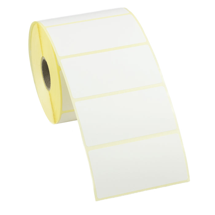72mm x 36mm Direct Thermal Economy Labels with Permanent adhesive. 24 Rolls of 1000 / 25mm Core.