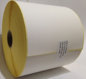 Kroy Label Printers - 100 x 150mm Direct Thermal Top Coated Labels