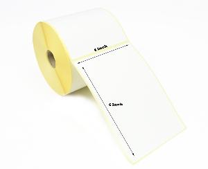 4 x 6" Thermal Transfer Labels - Semi-Gloss. 10 Rolls of 1,000 - 10,000 Labels.