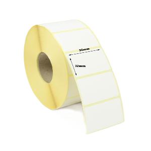 55 x 32mm Direct Thermal Economy Labels - 12 Rolls of 2,000 - 24,000 Labels