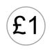 500 x 25mm Diameter, Printed Price Labels. Black Print / White Labels. Permanent adhesive.