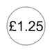 500 x 25mm Diameter, Printed Price Labels. Black Print / White Labels. Permanent adhesive.
