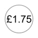 500 x 25mm Diameter, Printed Price Labels. Black Print / White Labels. Permanent adhesive.
