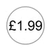 500 x 25mm Diameter, Printed Price Labels. Black Print / White Labels. Permanent adhesive.
