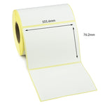 101.6 x 76.2mm Direct Thermal Labels - Permanent Adhesive