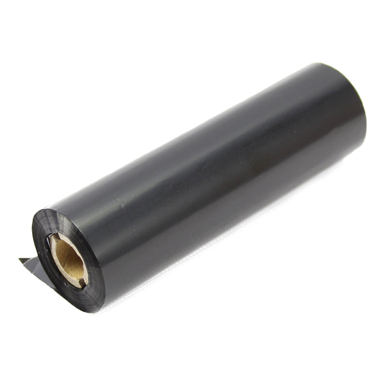 110mm x 74mtr Black Wax Grade Ribbons (5 Ribbons)