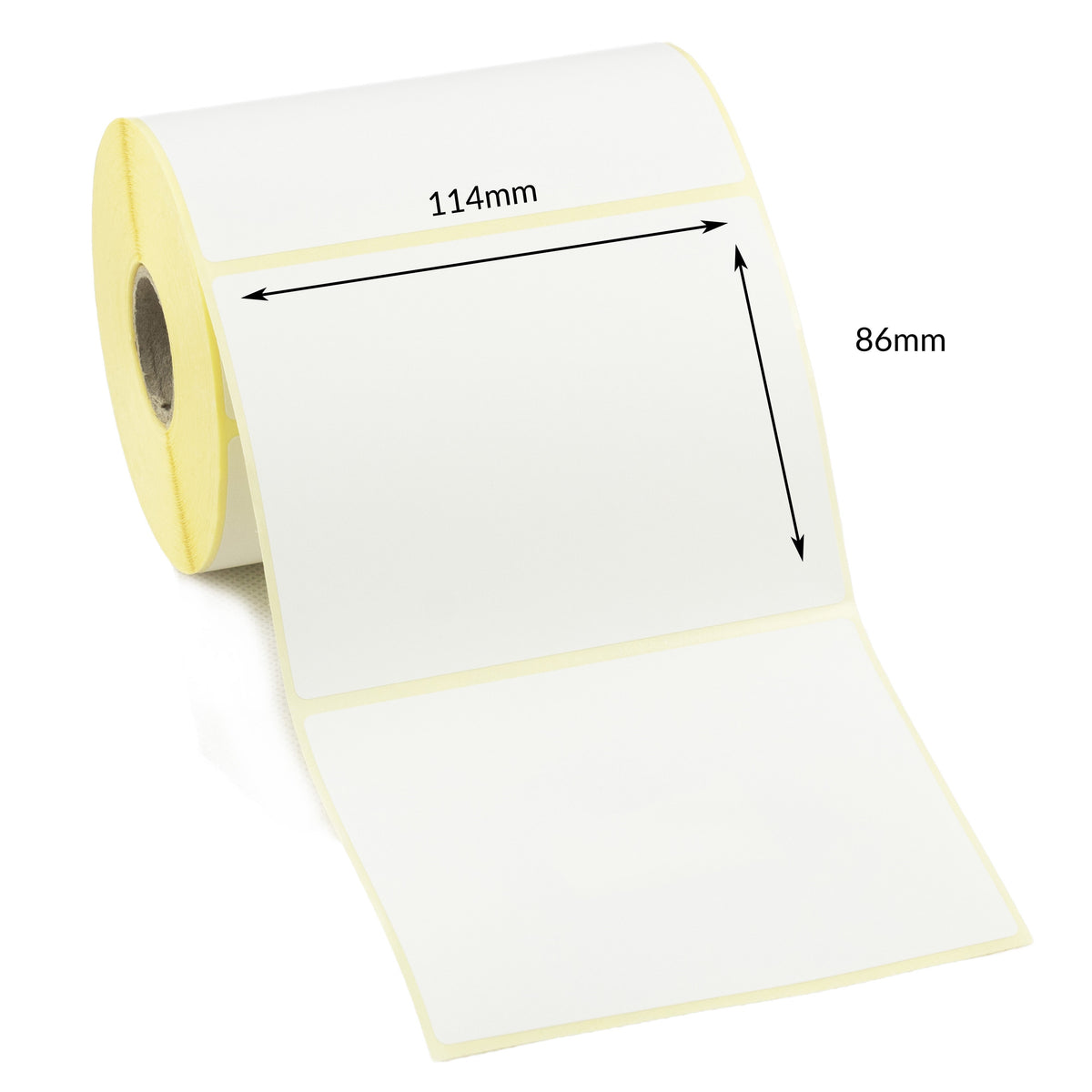 114 x 86mm Direct Thermal Top Coated Labels - Peelable Adhesive — CDM ...