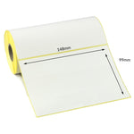 148 x 99mm Direct Thermal Labels - Peelable Adhesive