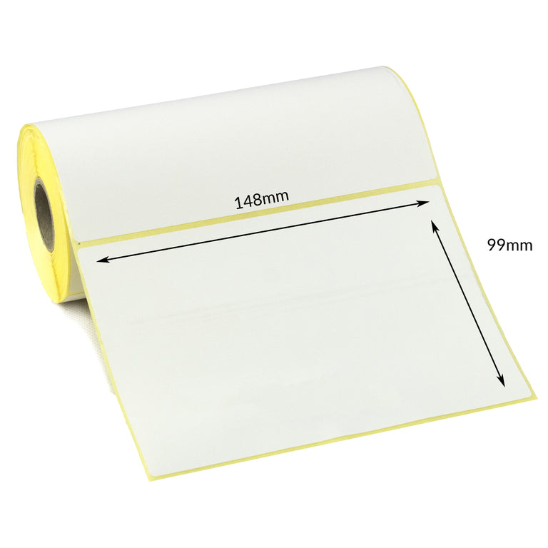 148 x 99mm Direct Thermal Labels - Peelable Adhesive