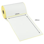 150 x 200mm Direct Thermal Labels - Freezer Grade Adhesive
