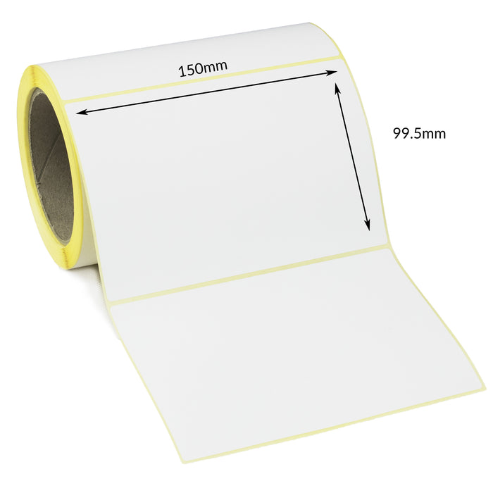 150 x 99.5mm Direct Thermal Top Coated Labels - Freezer Grade Adhesive
