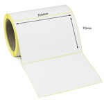166 x 93mm Direct Thermal Labels - Peelable Adhesive