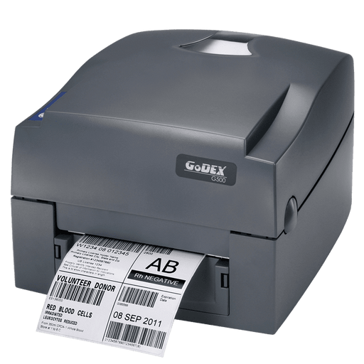 Godex G500 Direct Thermal / Thermal Transfer, 4" Desktop Printer. 203dpi. USB,RS232, Ethernet