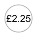 500 x 25mm Diameter, Printed Price Labels. Black Print / White Labels. Permanent adhesive.