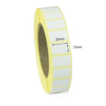 25 x 15mm Direct Thermal Labels - Freezer Grade Adhesive