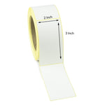2x3 Inch Direct Thermal Labels - Freezer Grade Adhesive