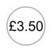 500 x 25mm Diameter, Printed Price Labels. Black Print / White Labels. Permanent adhesive.