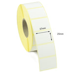 37 x 25mm Direct Thermal Labels - Freezer Grade Adhesive