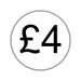 500 x 25mm Diameter, Printed Price Labels. Black Print / White Labels. Permanent adhesive.