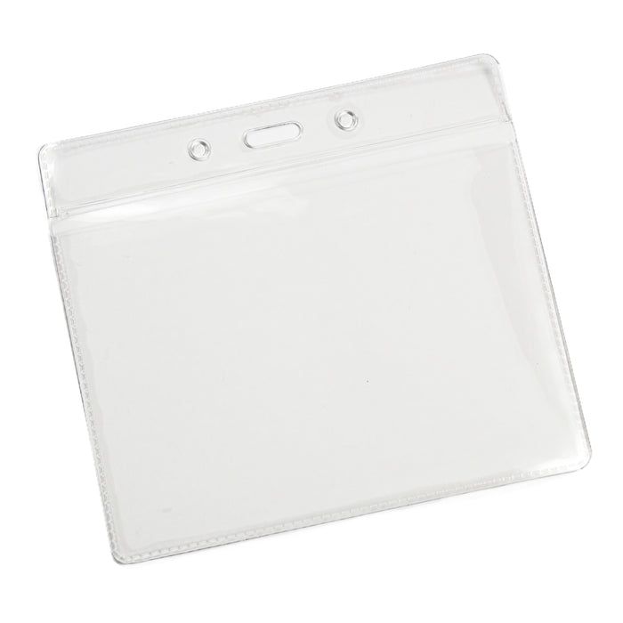 4" x 3" PVC Landscape Event Badge pouches.
