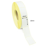 40 x 60mm Direct Thermal Labels - Permanent Adhesive