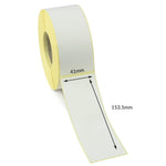 41 x 153.5mm Direct Thermal Labels - Freezer Grade Adhesive