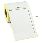 4x6 Inch Direct Thermal Labels - Peelable Adhesive