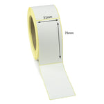 51 x 76mm Direct Thermal Labels - Permanent Adhesive
