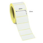60 x 45mm Direct Thermal Labels - Freezer Grade Adhesive