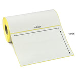 6x4 Inch Direct Thermal Labels - Permanent Adhesive