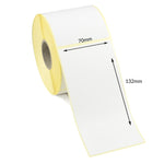 70 x 132mm Direct Thermal Labels - Permanent Adhesive
