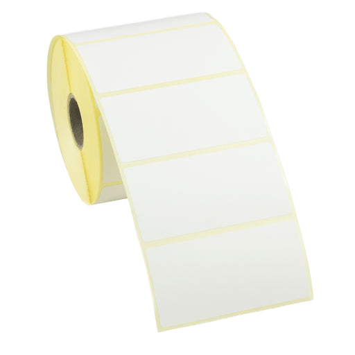 72mm x 36mm Direct Thermal Economy Labels with Permanent adhesive. 24 Rolls of 1000 / 25mm Core.