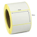 75 x 50mm Direct Thermal Labels - Freezer Grade Adhesive