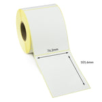 76.2 x 101.6mm Direct Thermal Labels - Permanent Adhesive