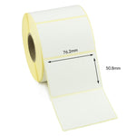 76.2 x 50.8mm Direct Thermal Labels - Freezer Grade Adhesive