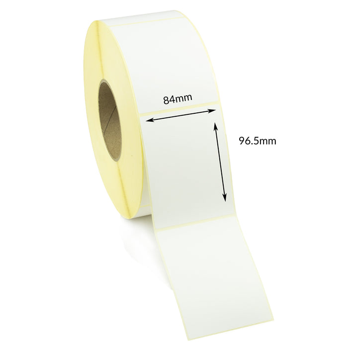 Inra 96 Label 84 x 96.5mm Direct Thermal Top Coated Labels - Peelable Adhesive — CDM ...