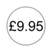 500 x 25mm Diameter, Printed Price Labels. Black Print / White Labels. Permanent adhesive.