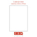 A4 Sheet Labels, 1 Label per Sheet Butt Cut (210mm x 297mm). Matt White Paper. Permanent adhesive.