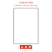 A4 Sheet Labels, 1 Label per Sheet. (199.6mm x 289.1mm). Matt White Paper. Permanent adhesive.