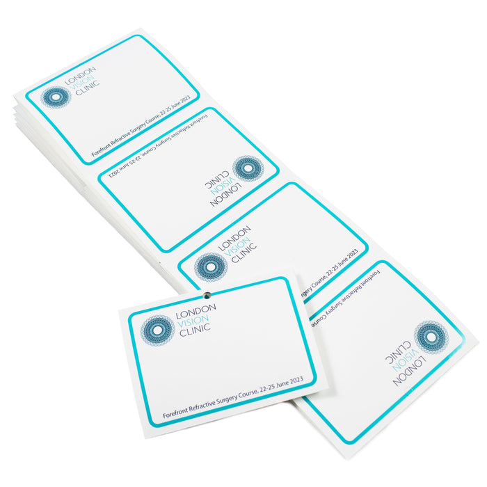 Customised Event Badges, Printed Full Colour. Contact us for a Free no obligation Quote.