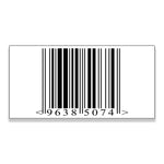 EAN-8 Printed Barcode Labels - 1000 Roll.