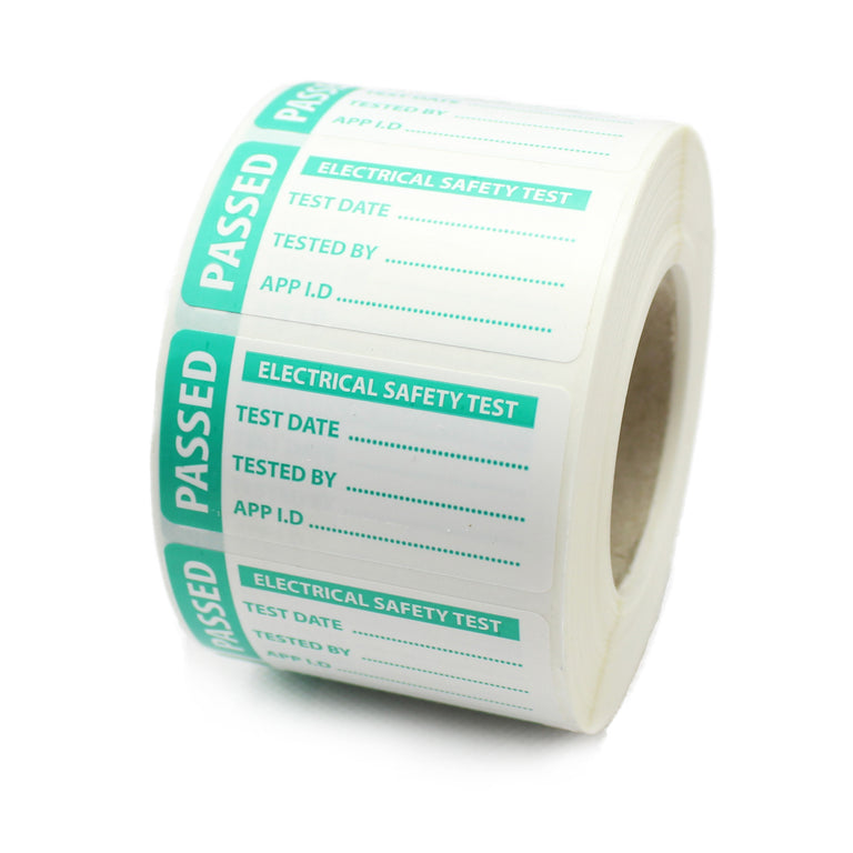 Test Form With Labels PAT Testing - PAT Test Label - PASSED - 4th Edition | CDM Labels