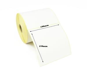 100 x 100mm Thermal Transfer Labels - Semi-Gloss. 10 Rolls of 500 - 5,000 Labels.