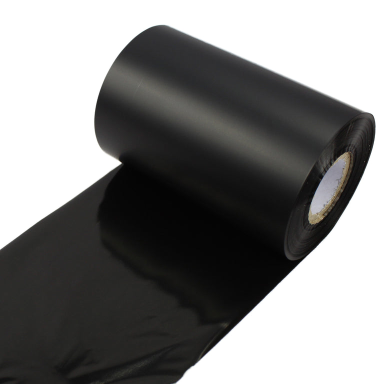 155mm x 450m, Black, Full Resin, Outside wound, Thermal Transfer ribbons. High Scratch and Chemical Resistance. Box of 12