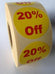 20% Off Promotional Labels - 40mm diameter