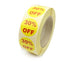 30% Off Promotional Labels - 40mm diameter