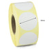 38mm Diameter Direct Thermal Labels, Permanent adhesive. 1 Roll of 1,000 labels.
