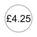 500 x 25mm Diameter, Printed Price Labels. Black Print / White Labels. Permanent adhesive.